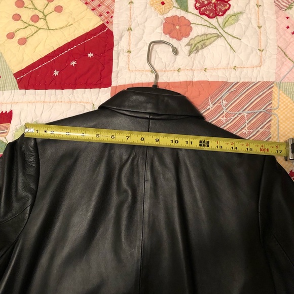 Banana Republic black leather jacket - Picture 4 of 4